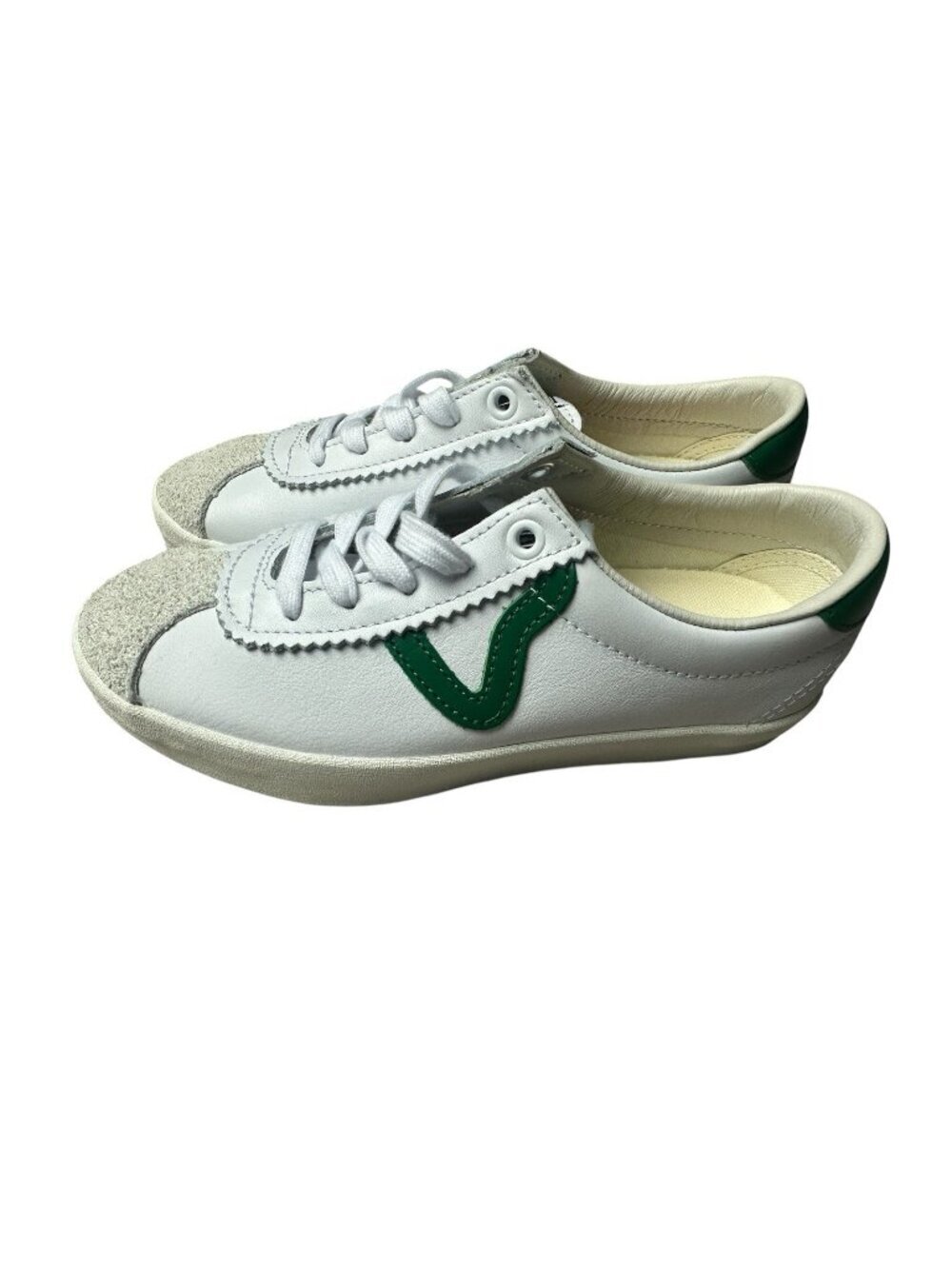 Vans Premium Sport Low 73 LX Skate Sneakers Shoes White Green M 4.5 / W 6 NWOB